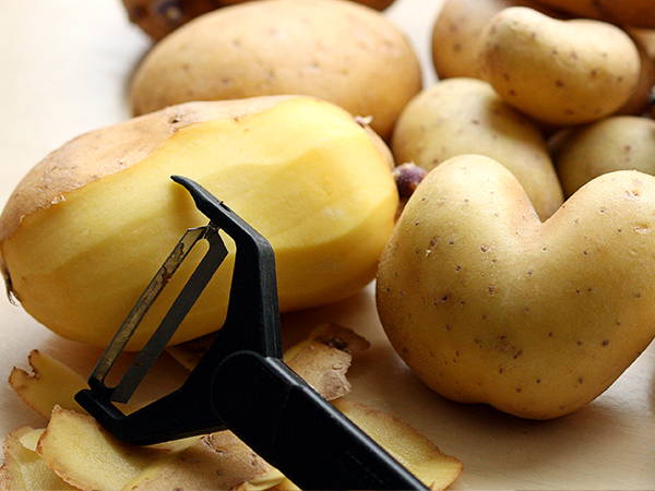 geschälte Kartoffeln