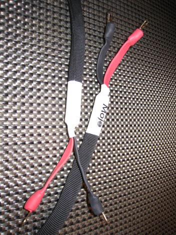 Mojo-Audio Custom Bi-wire speaker cables 7ft banana/spades