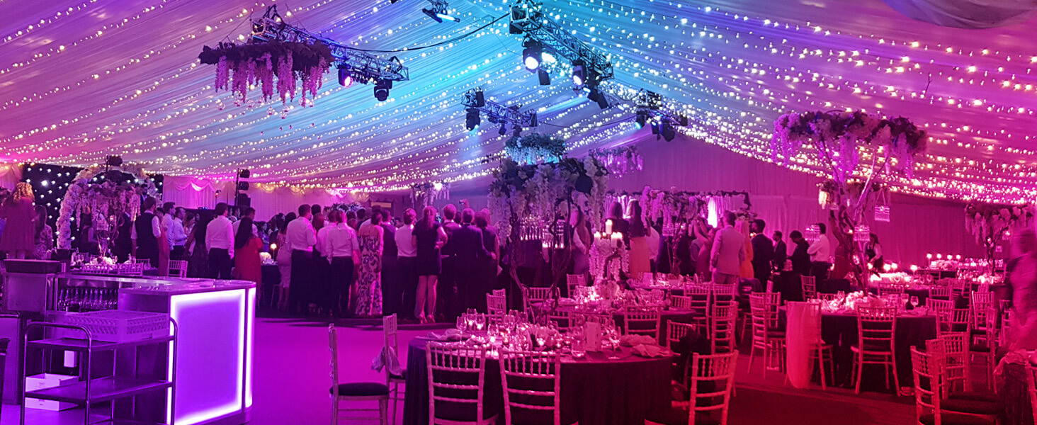 Bluetooth Color Changing Flood Lights for Wedding