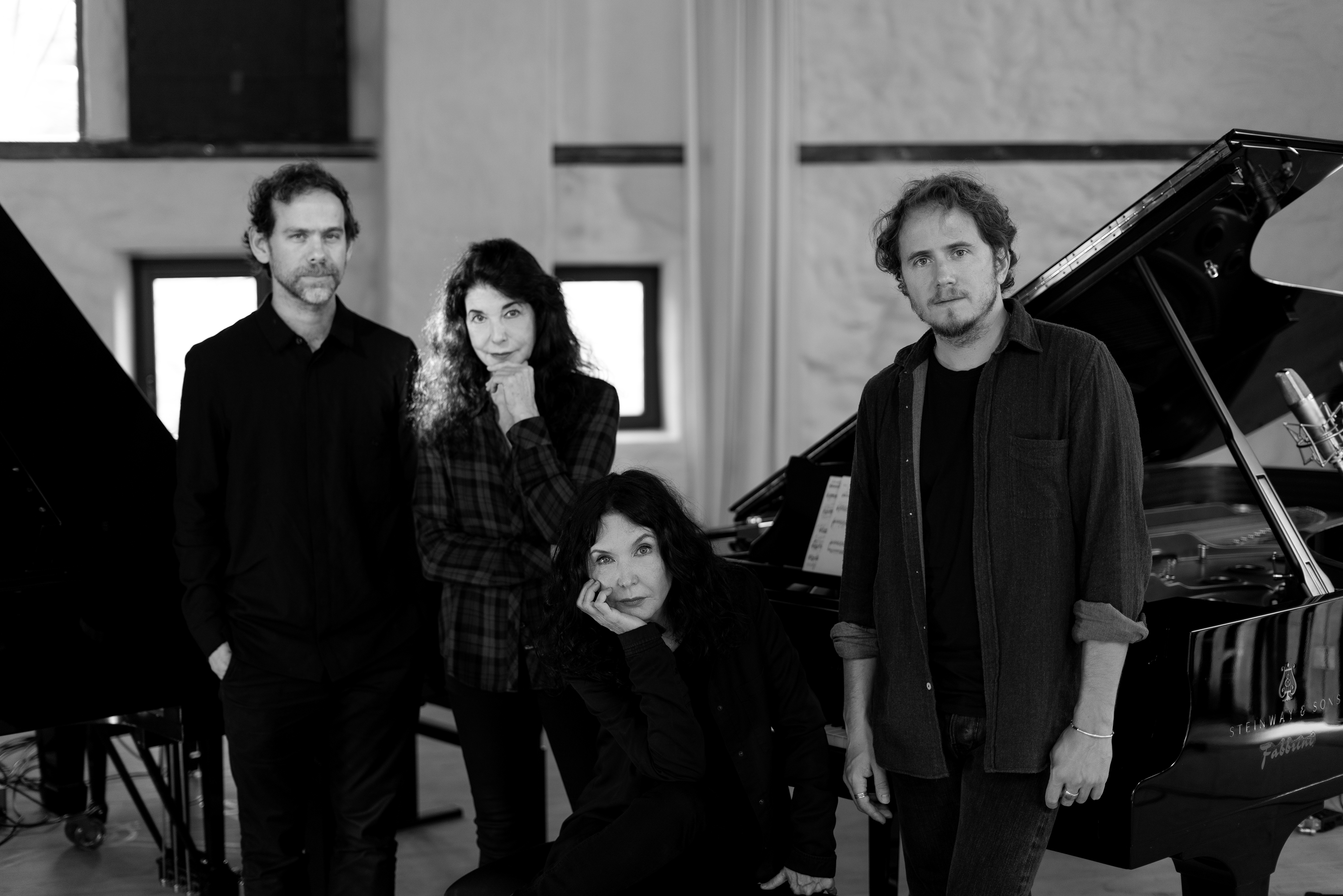 Katia and Marielle Labèque with Bryce Dessner and David Chalmin