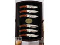 Six Piece Knife Set in Glass Display Case with NWTF Medallion