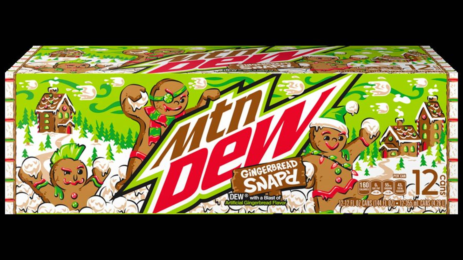 Featured image for Skip The Holiday Lattes This Year And Do The Gingerbread Snap'd MTN Dew