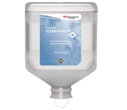 Deb REFRESH Clear Foam Perfume & Dye Free 4x 2L CLR2LT