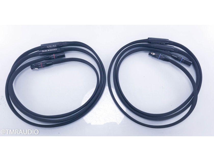 Klee Acoustics TruBalance XLR Cables 2.8m Pair Balanced Interconnects (14867)