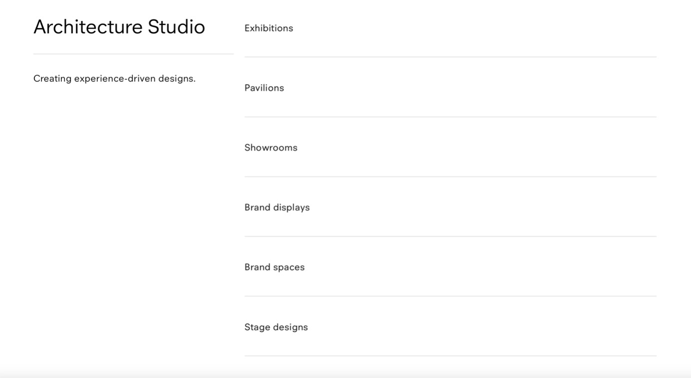 Avantgarde product / service