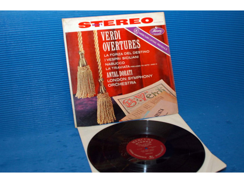 VERDI/Dorati -  - "Verdi Overtures" -  Mercury Living Presence 1959 1st pressing
