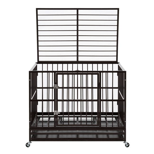 Best Indoor Outdoor Open Steel Dog Crate For Large Dog