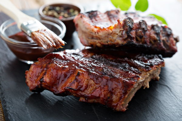 Photo of BBQ Pork Ribs with Macaroni Salad 