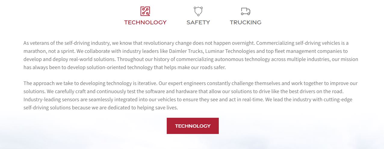 Torc Robotics product / service