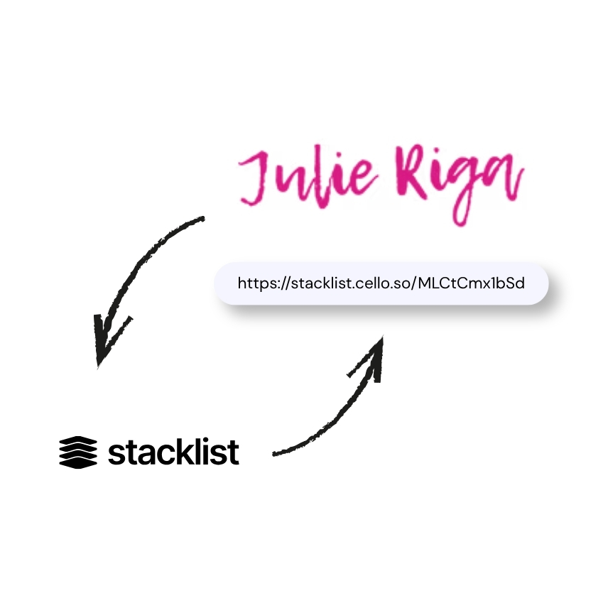Julie Riga X Stacklist - Get Started