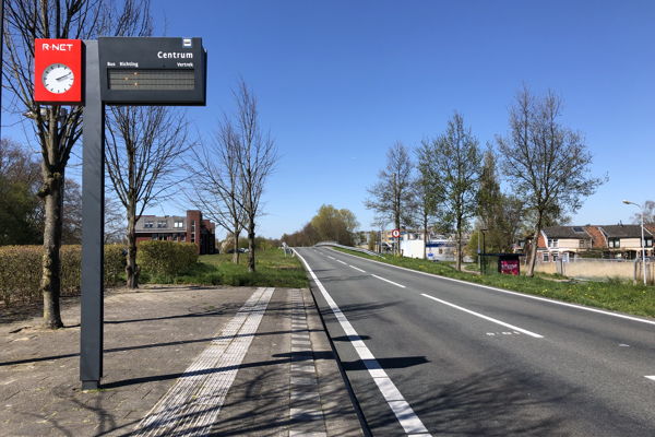 Een foto van de huidige situatie nabij halte Centrum Een foto van de huidige situatie nabij halte Centrum