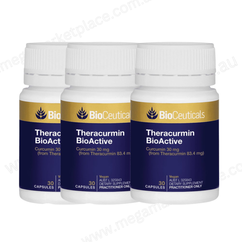 Lot of 3| Bioceuticals Theracurmin Bioactive Austl : 325843 60 Caps
