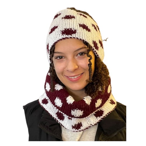 Dots for You Headband & Cowl