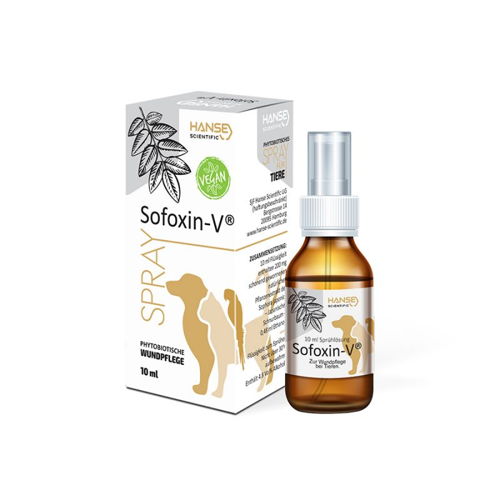 Sofoxin-V - Spray De Soin Des Plaies Pour Animaux - 10 ml