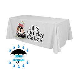front panel print table covers liquid repellent