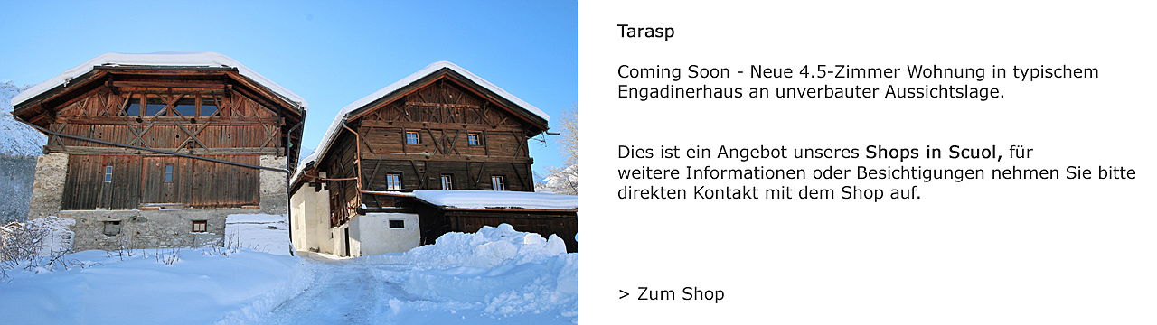 Aarau
- Wohnung in Tarasp über Engel & Völkers Scuol