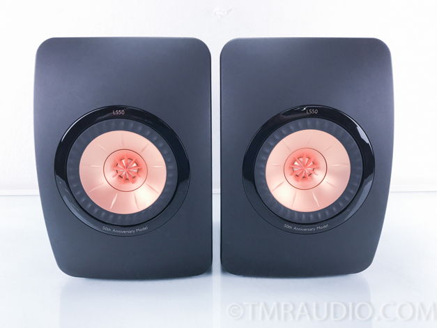 KEF  LS50  Bookshelf Speakers; Pair; Gloss Black (1924)