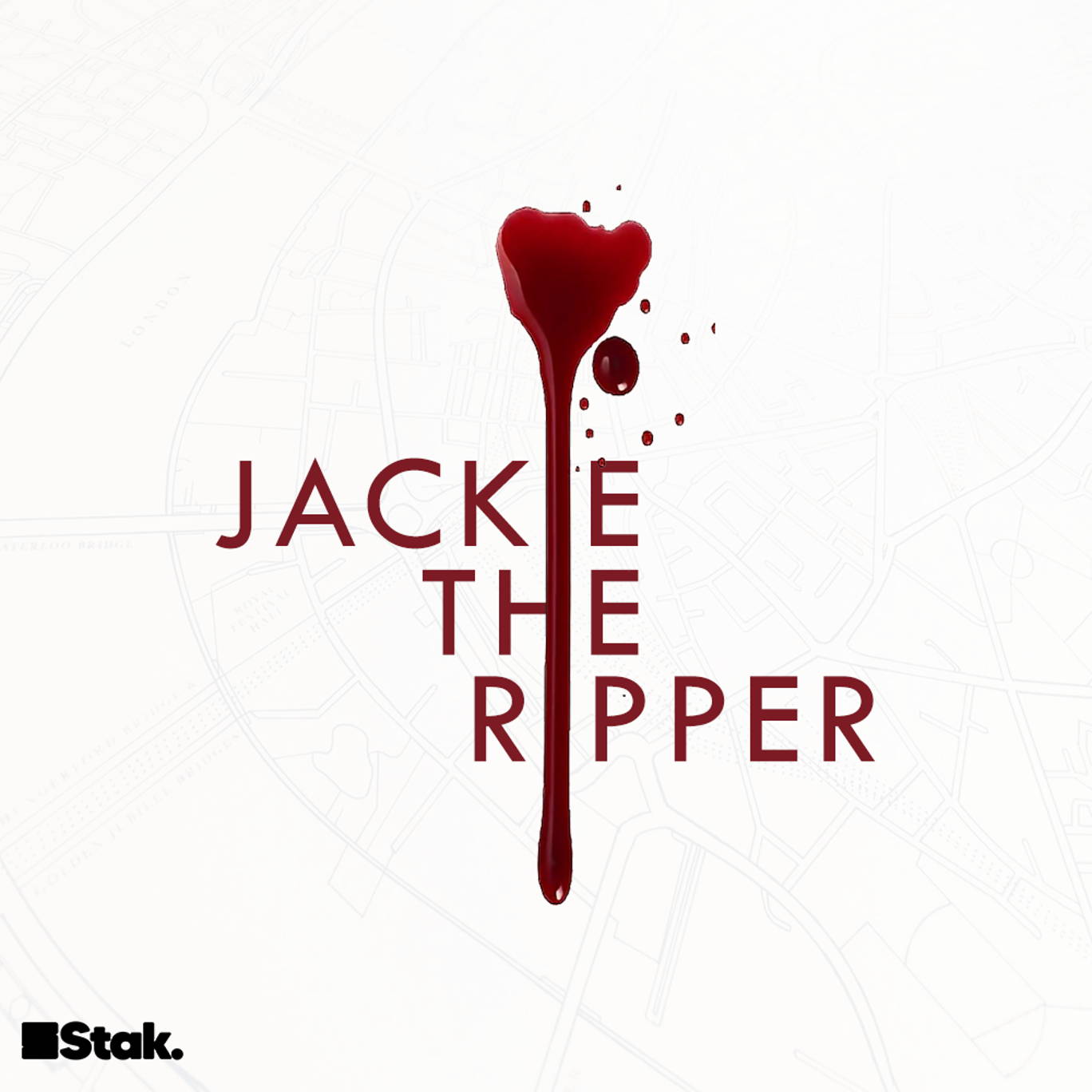 The artwork for the Jackie the Ripper podcast.