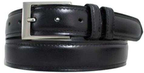 Full Grain Leather Belt. Brown with Silver Nickle Buckle. Style No 43019 35 MM - Image 9