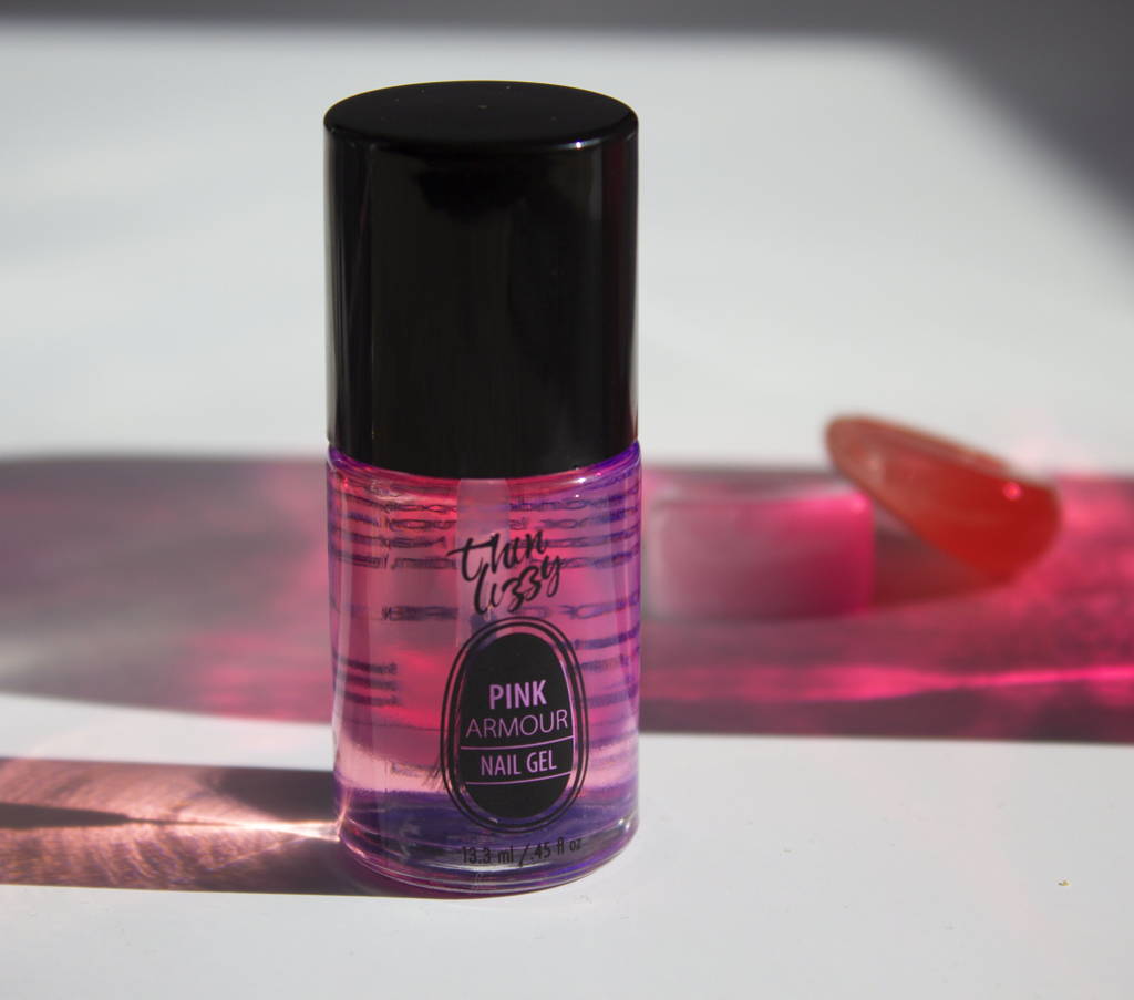 Thin Lizzy Pink Armour Nail Gel - Strengthens Nails Instantly