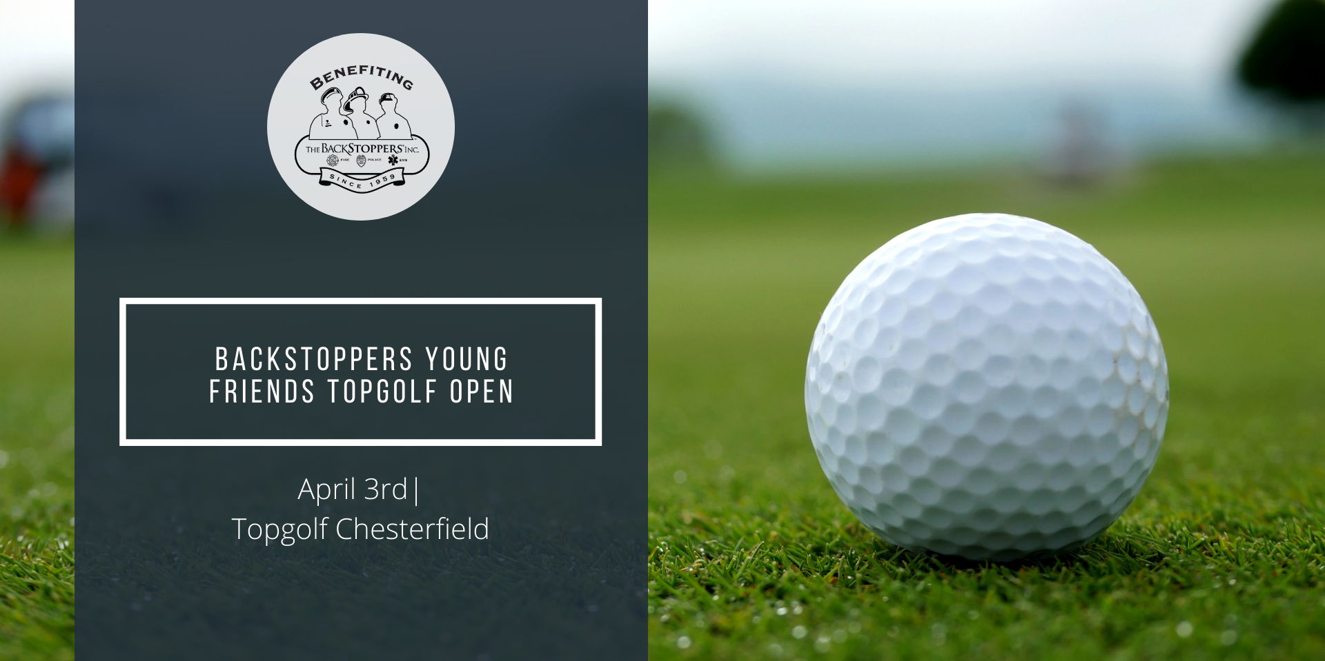 BackStoppers Young Friends Topgolf Open promotional image