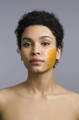 woman with a professional illuminating treatment