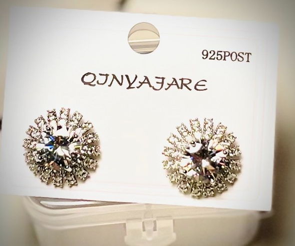 Silver Glam Stud