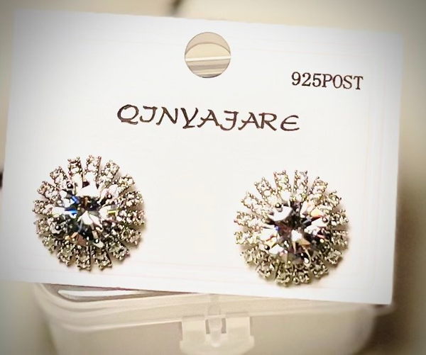 Silver Glam Stud