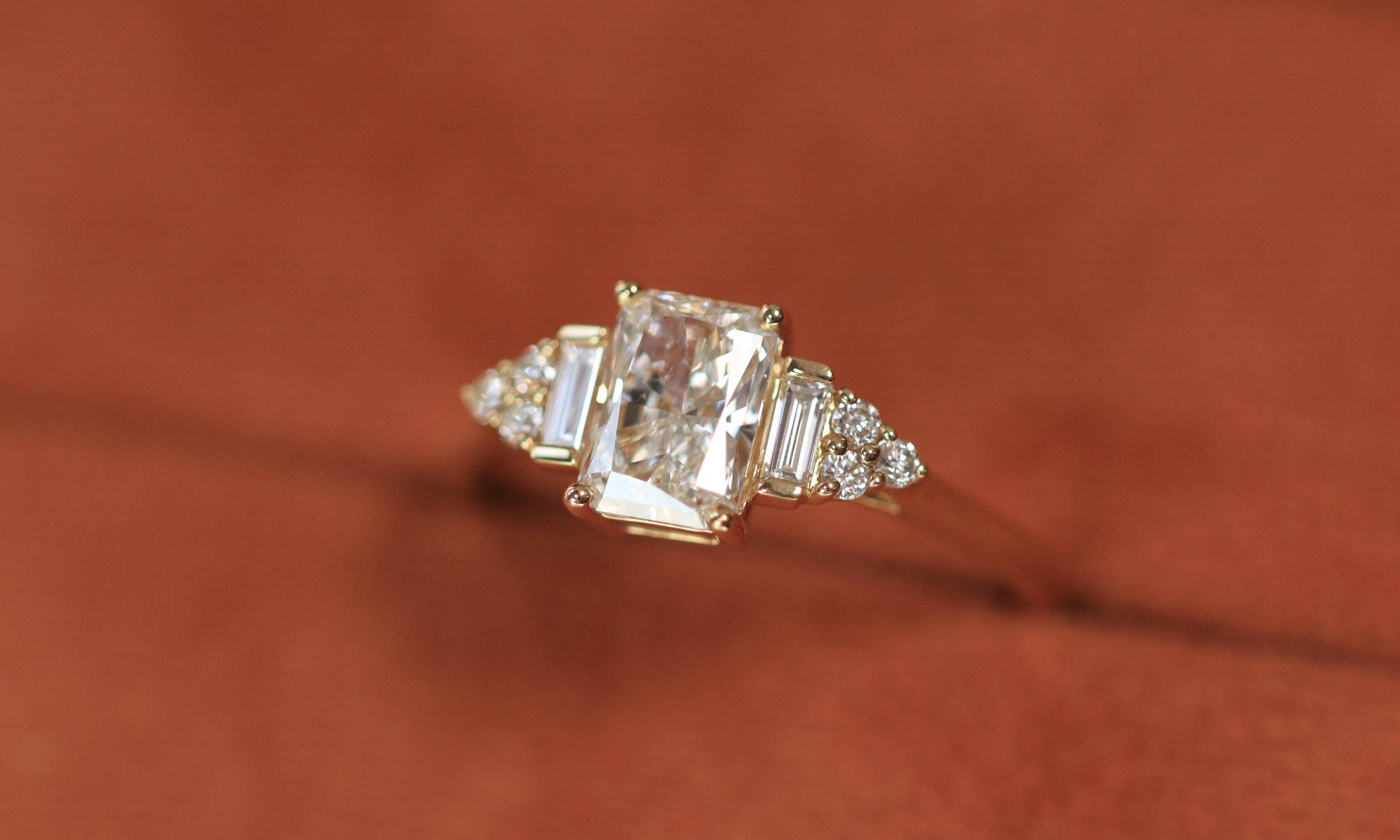 Diamond engagement ring