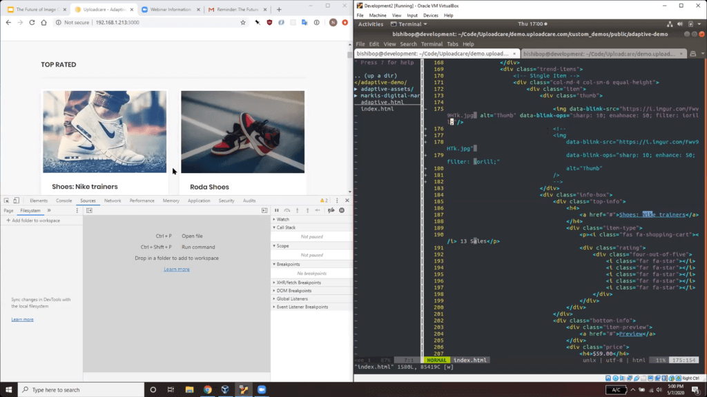 Screenshot with the results of changes Screenshot with the results of changes