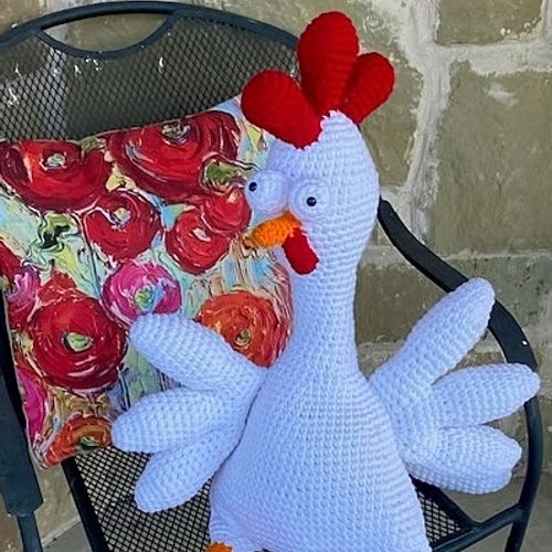 Bird Buddy Crochet Chicken Amigurumi Softie Toy Pattern - Repekkah