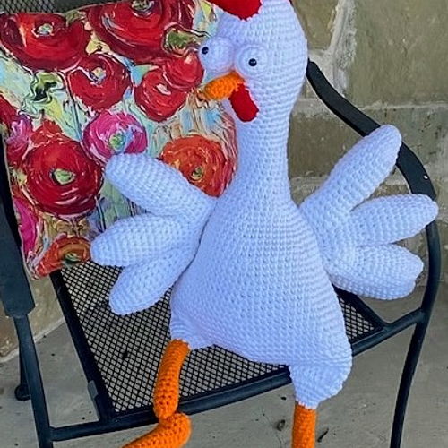 Bird Buddy Crochet Chicken Amigurumi Softie Toy Pattern - Repekkah
