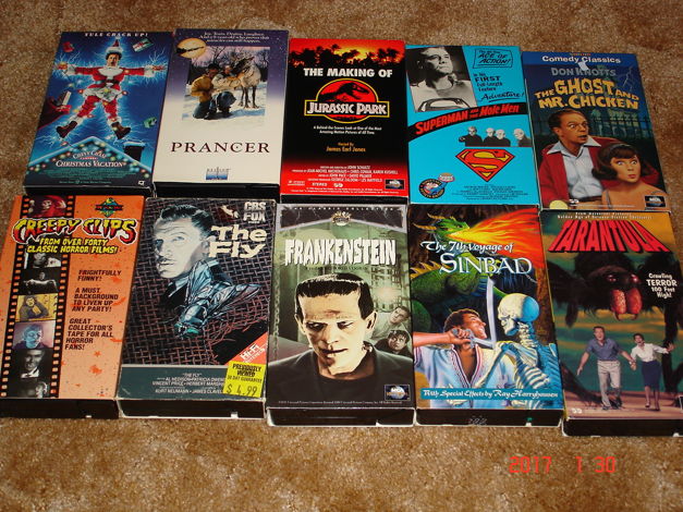 Great VHS Movies in excellent condition!