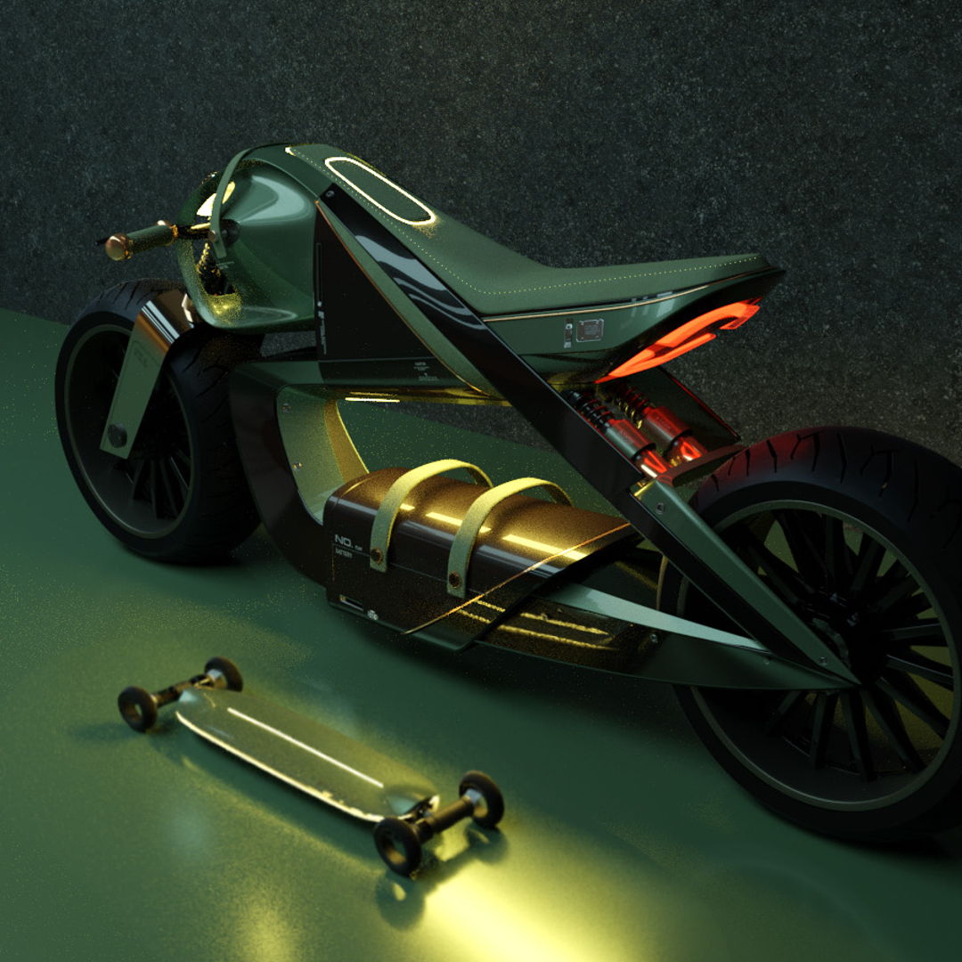 Image of BMW electric motorcycle