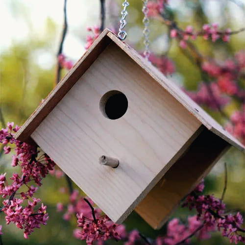 DIY wooden birdbox easy