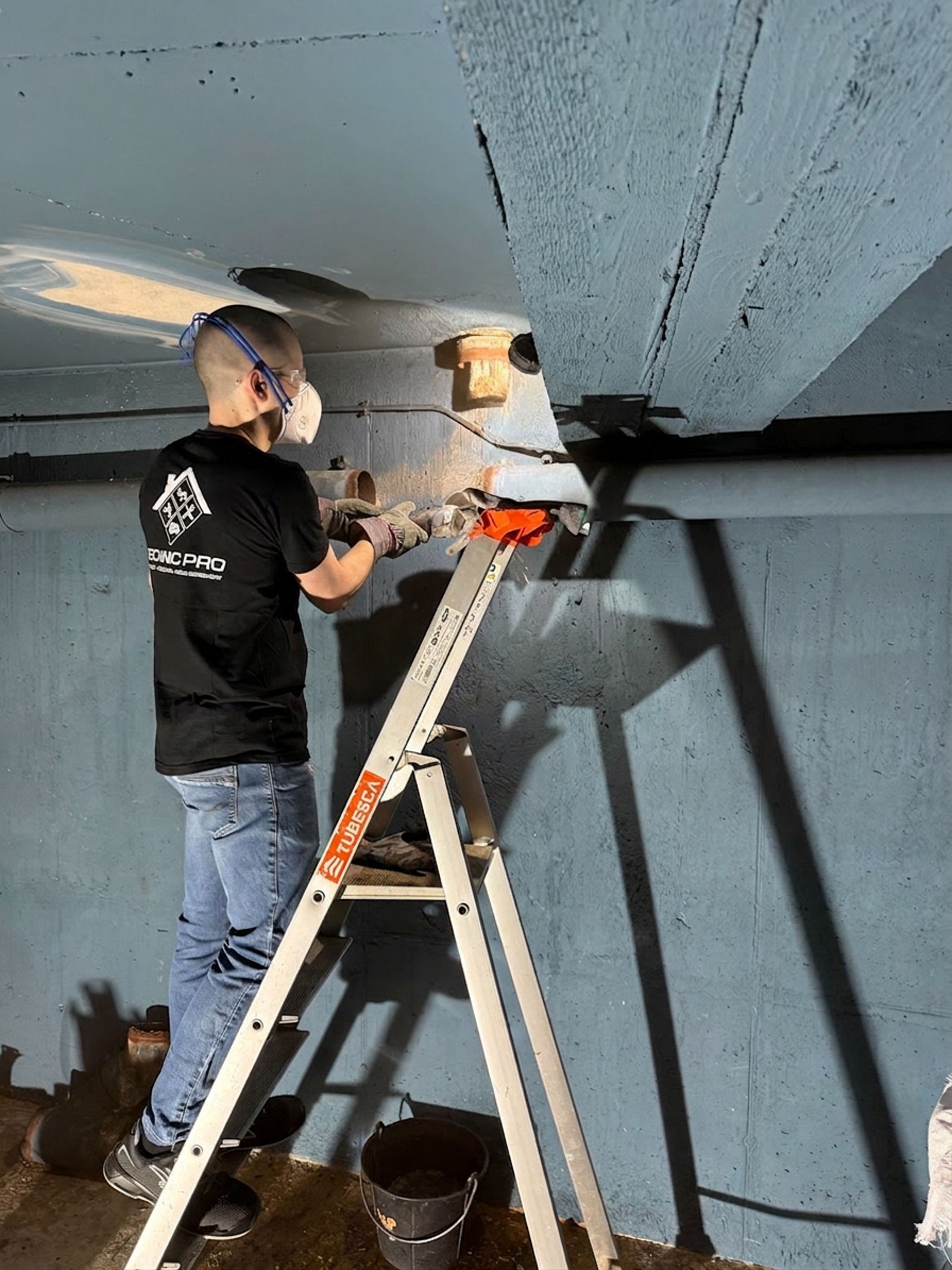 Travaux d'étanchéité en hauteur à l'intérieur à Paris