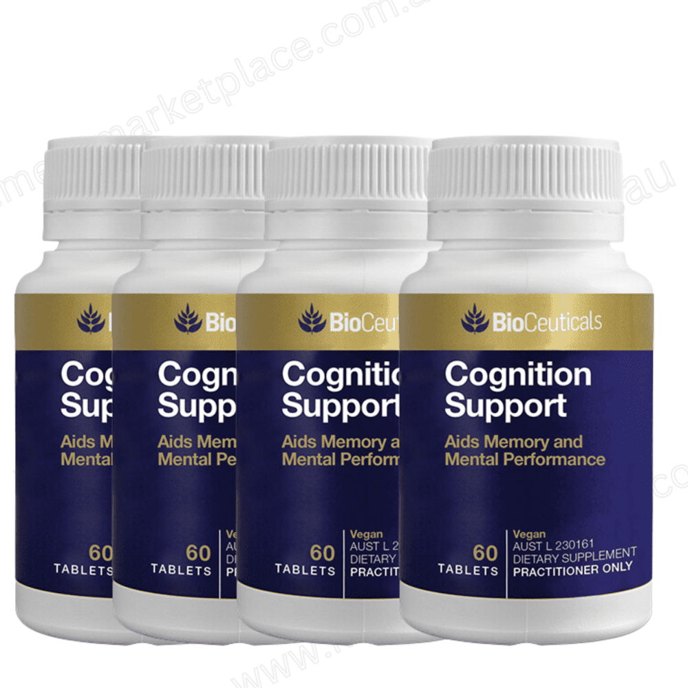Lot of 4| BioCeuticals Cognition Support 60 Tablets