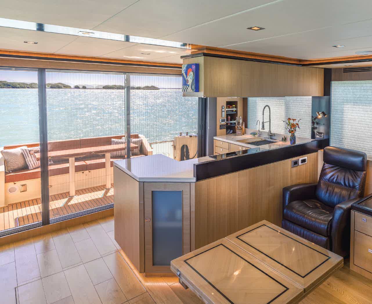 NORTH PACIFIC 49 EURO PILOTHOUSE: This contemporary refresh on an 8-year-old design feels more like an entirely new model.