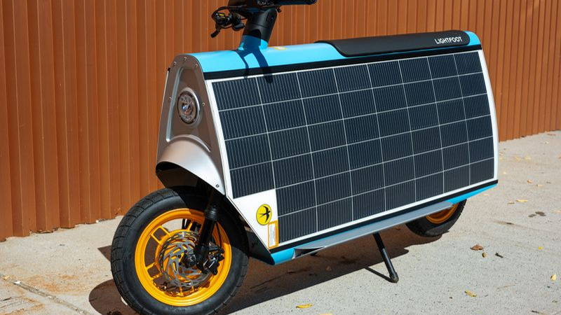 Photograph of Lightfoot Solar Powered Bike