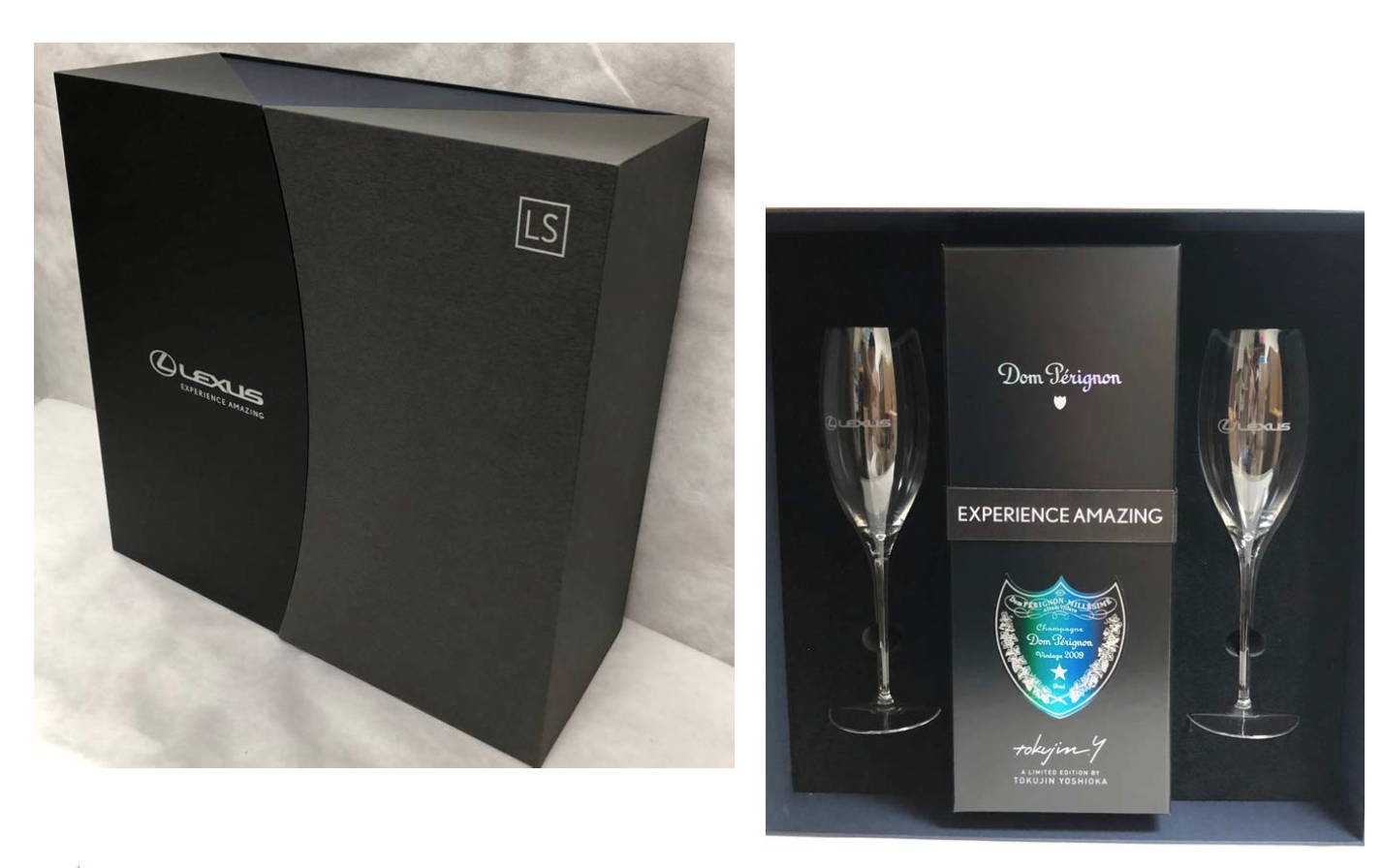 Lexus Champagne & Glass Gift Set