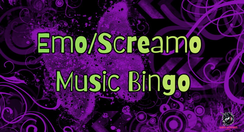 Video Music Bingo: Emo/Screamo Night