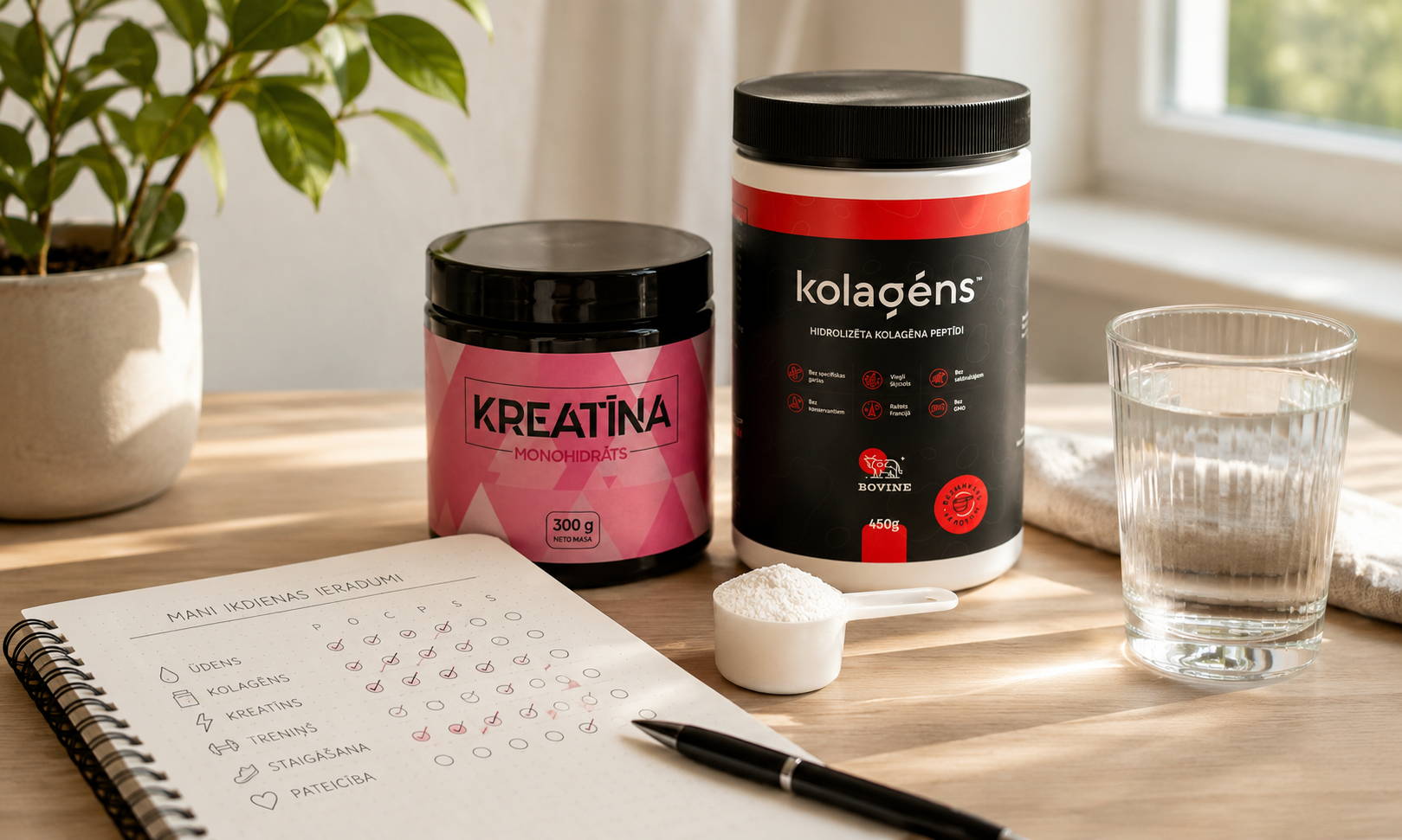kreatīna rezultāti