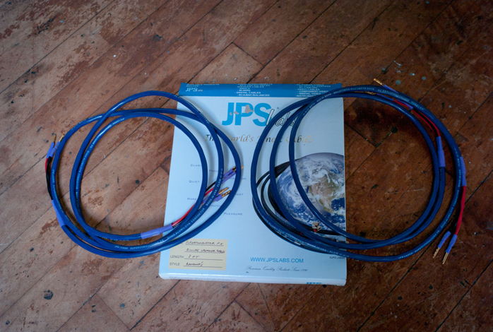 JPS Labs Superconductor FX Biwire Speaker Cables 8' w/B...