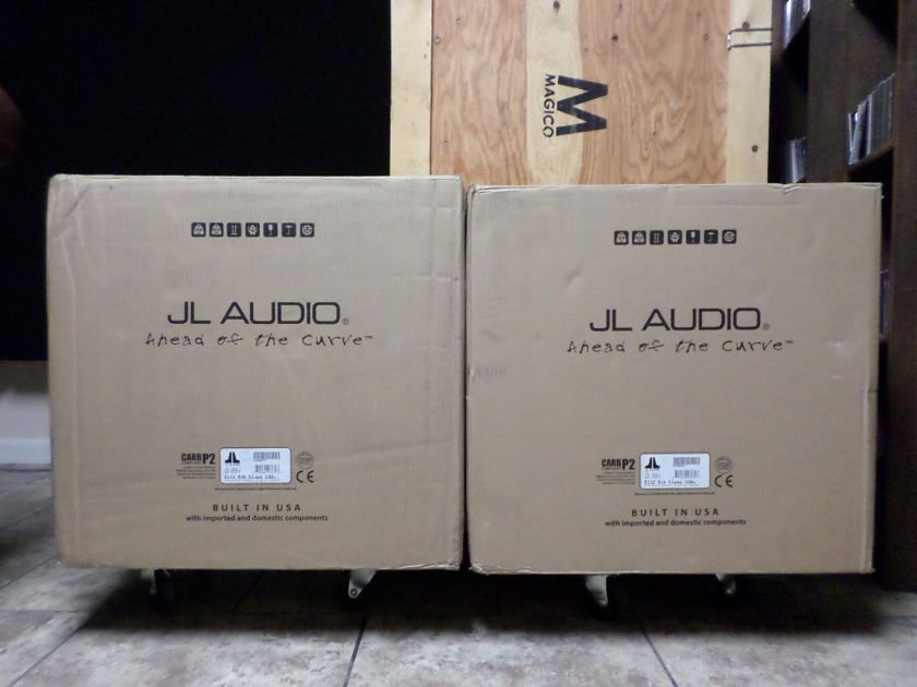 JL Audio e112 subwoofers NEW in factory sealed  boxes, Gloss Black , FREE shipping