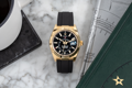 Rolex Sky-Dweller With Black Rubber Strap