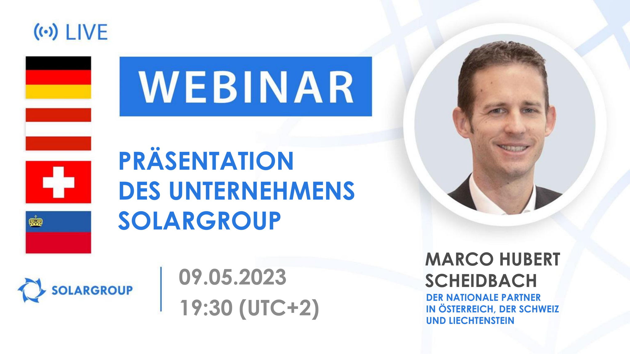 Deutschland. Präsentation des internationalen Finanzunternehmens SOLARGROUP