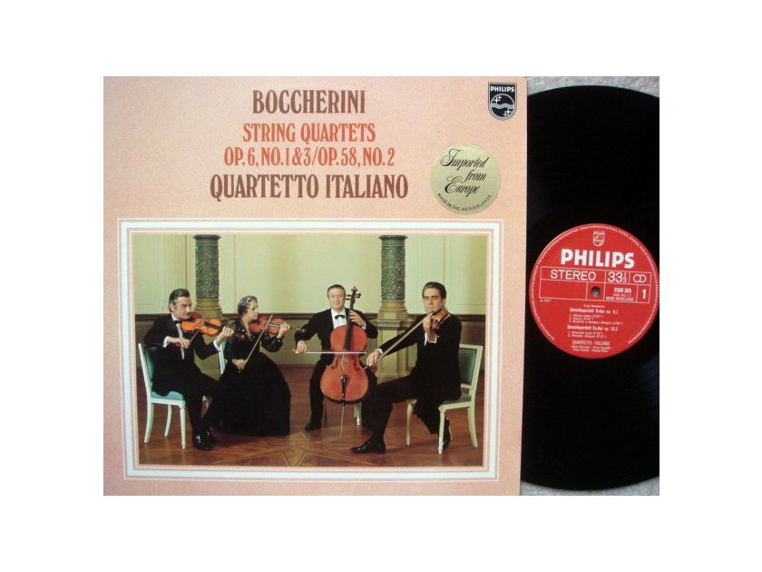 Philips / QUARTETTO ITALIANO, - Boccherini String Quartets No.1-3, MINT!