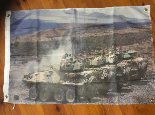 Australian Army APC Mancave banner Gift