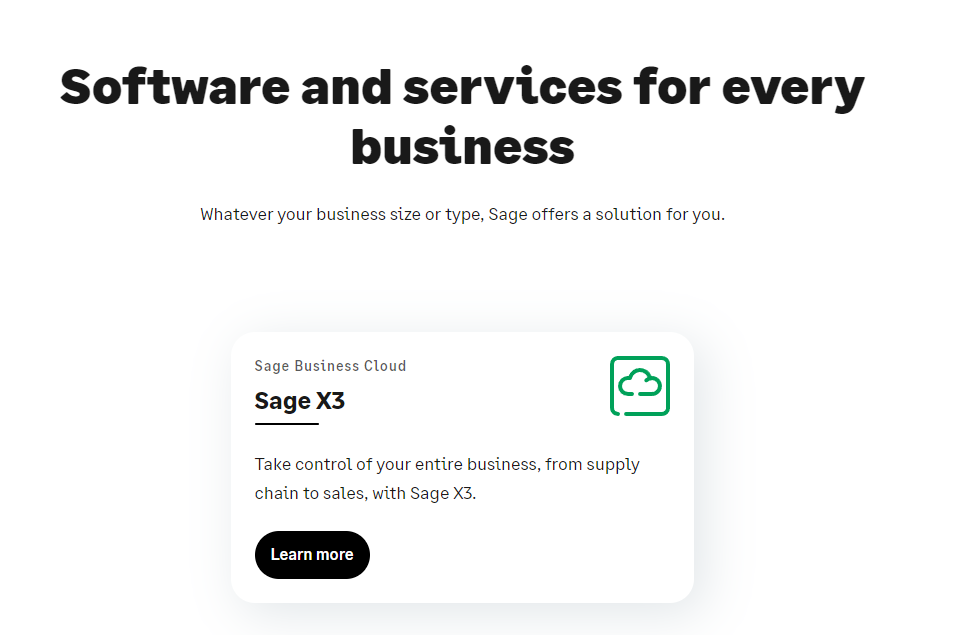 Sage product / service