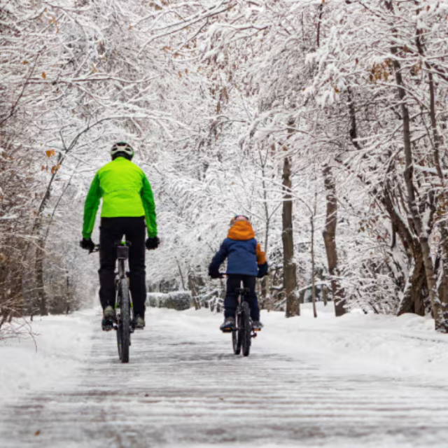 Women on a bike